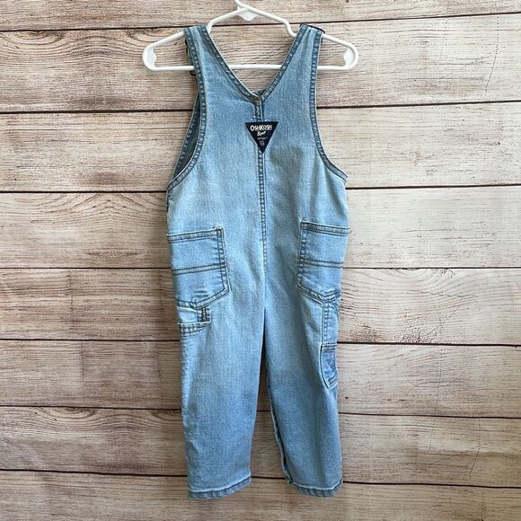 VINTAGE‎ OSH KOSH BLUE DENIM OVERALLS - Picture 5 of 6